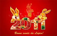 Bonne année du lapin