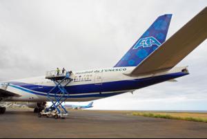 Les long-courriers d'Air Austral, ambassadeurs de l'Unesco