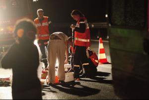 Un scootériste grièvement blessé hier soir sur la quatre-voies