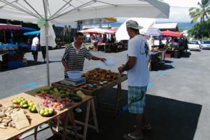 Le marché forain de Sainte-Anne démarre timidement