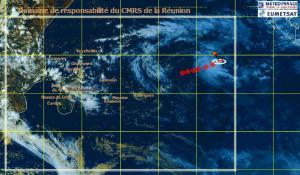 Une perturbation à 3355 Km de l'île de la Réunion