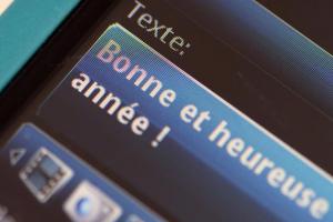 Vous avez été nombreux à envoyer des SMS pour le Nouvel An