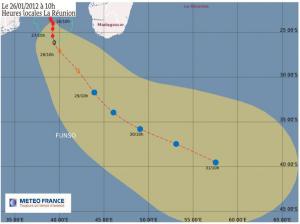 Cyclone tropical Funso : le point de la mi-journée